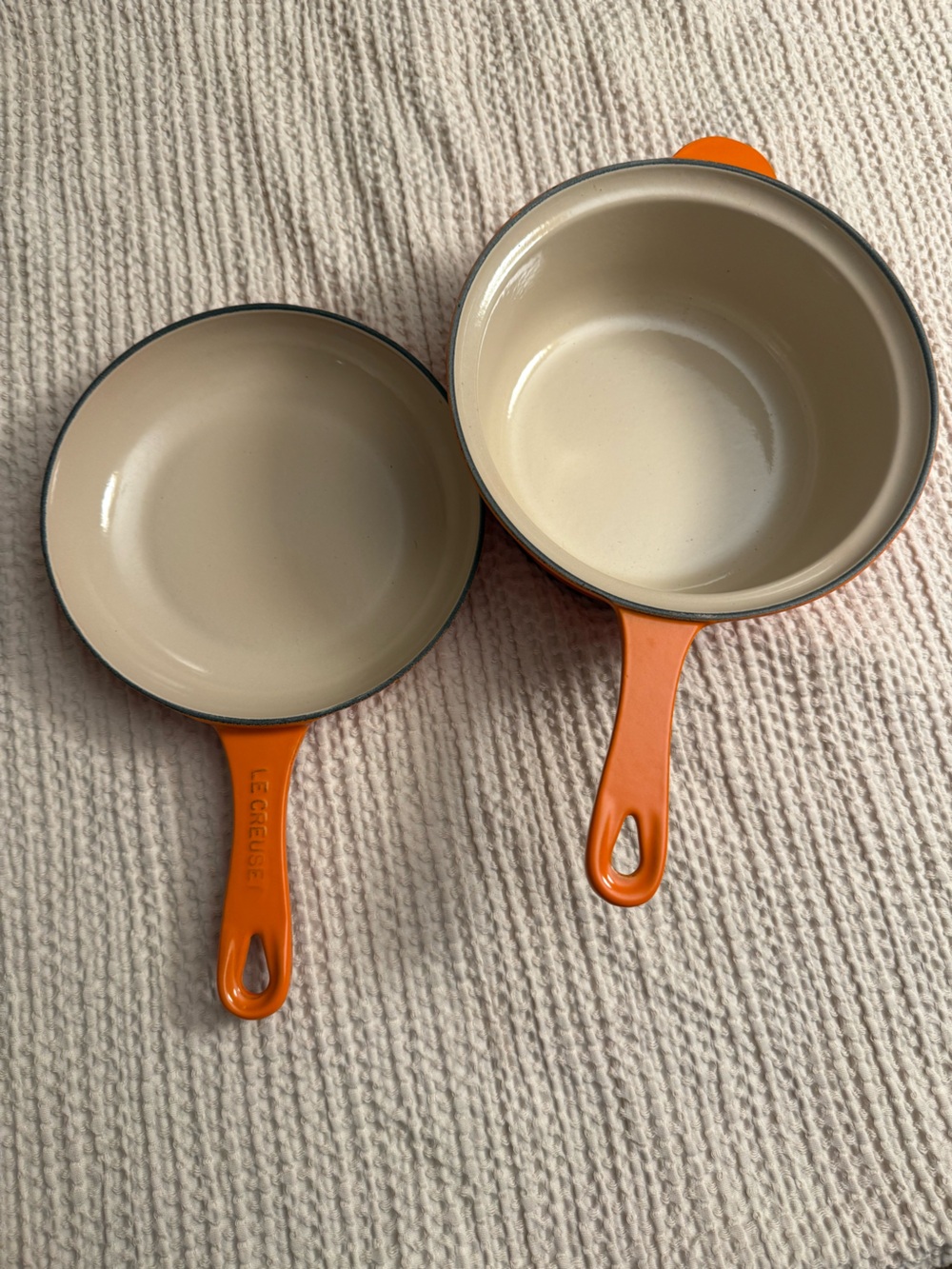 Le Creuset Cast Iron - Pot & Pan (No Lid)